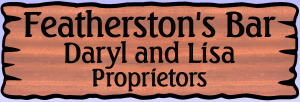 Featherston s Bar sign